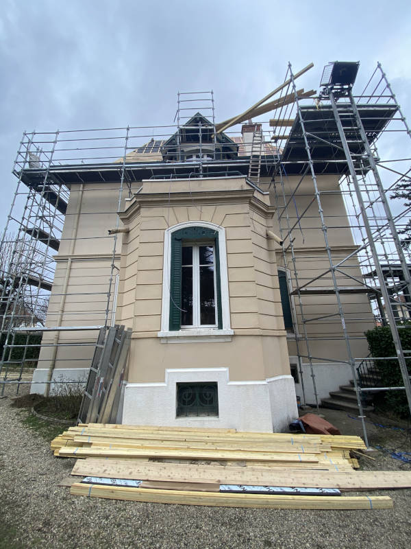 peinture de façade pendant