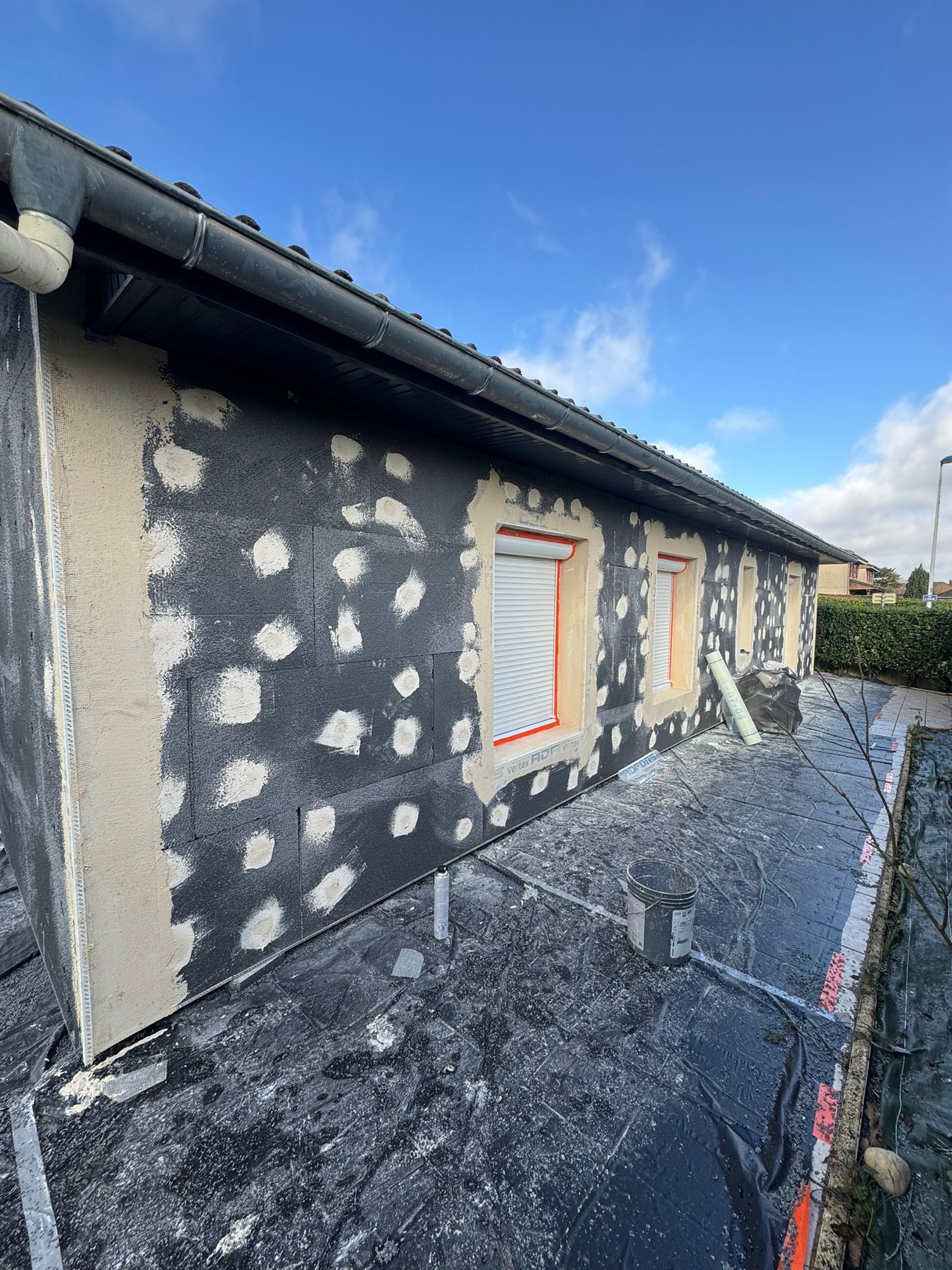 Chantier ITE Batizo Façade