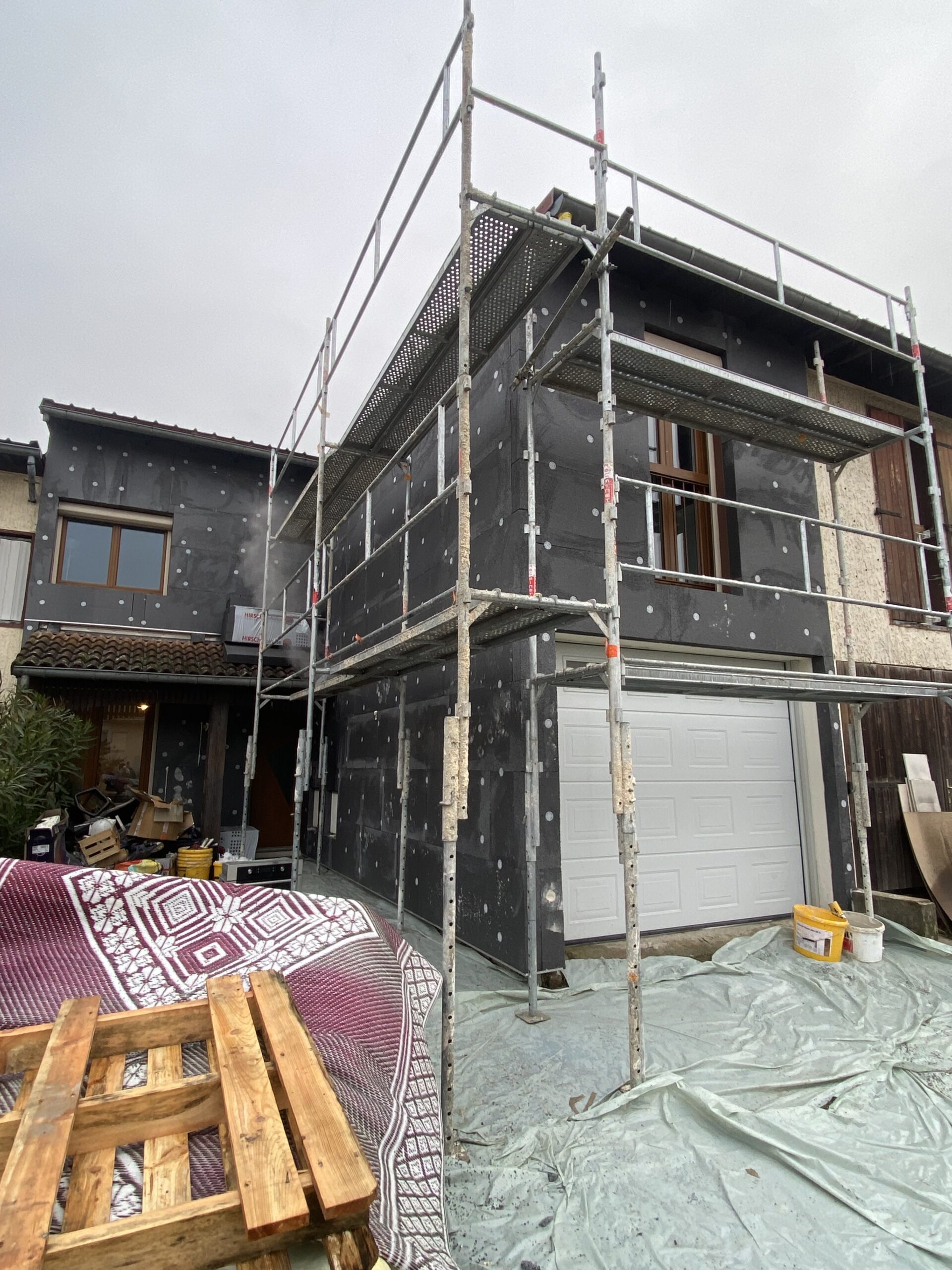 Avant - Isolation ITE — Grenoble